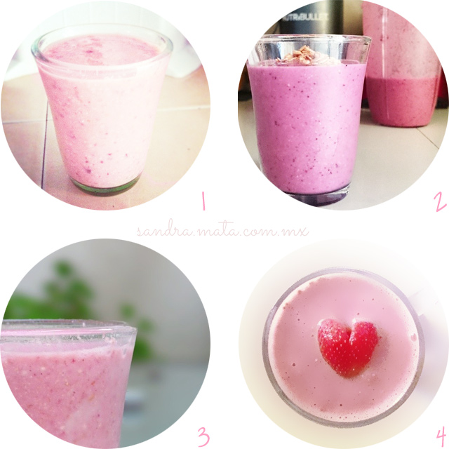 Pink smoothie's